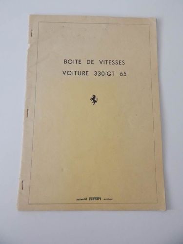 Original ferrari 1965 330 gearbox “boite de vitesses” manual