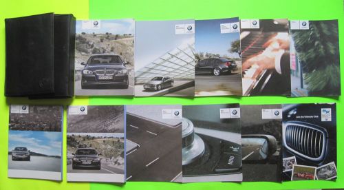 2007 bmw 3 series sedan / sport wagon owner&#039;s manual set w &amp; case *oem*