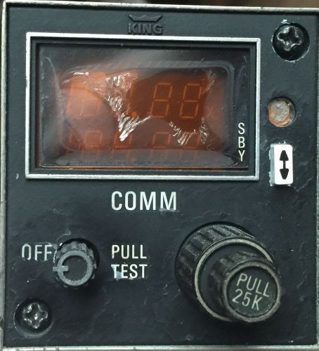 King kfs-598 vhf comm control pn: 071-1215-35