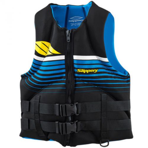 Slippery surge neo watercraft vest 2016-black/blue-md