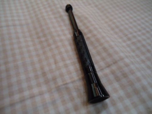 Car roof alloy telescopic adjustable antenna black carbon