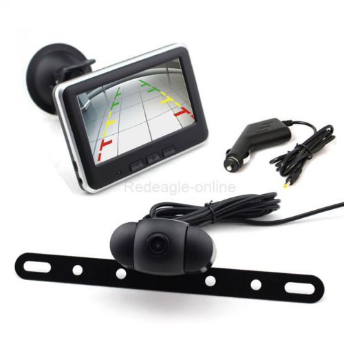 4.3 inch color tft lcd wireless car rear view system weatherproof backup camera