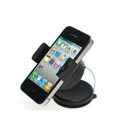 Mini sucker cellphone phone holder 360 degree mount car windshield for iphone