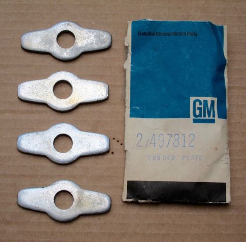 1963 1964 corvette nos gm drum brake anchor/retainer plates #497812