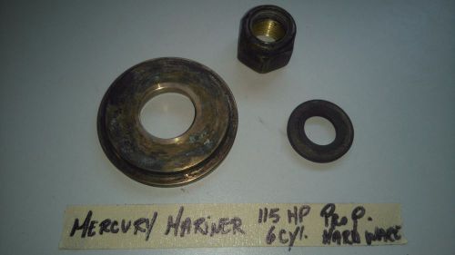 Mercury mariner thrust hub/washer 13191a1 with prop nut 52507a1