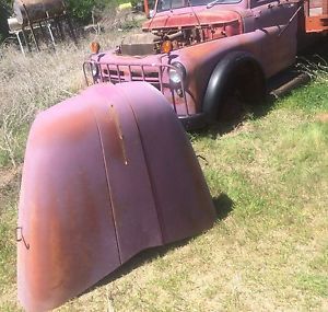 1948 1949 1950 dodge truck hood good solid smooth steel {free u.s. shipping}