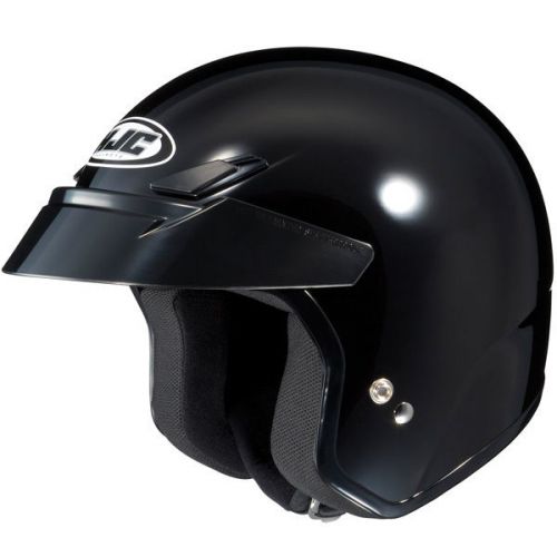 Hjc cs-5n open face motorcycle helmet gloss black