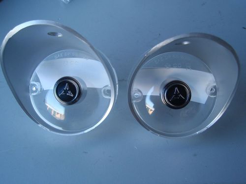 68 69 dodge charger parking light lenses-new pair