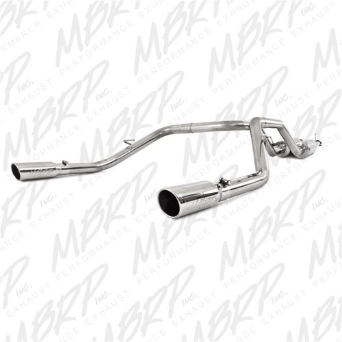 Mbrp exhaust s5312409 xp series; cat back dual split rear exit exhaust system