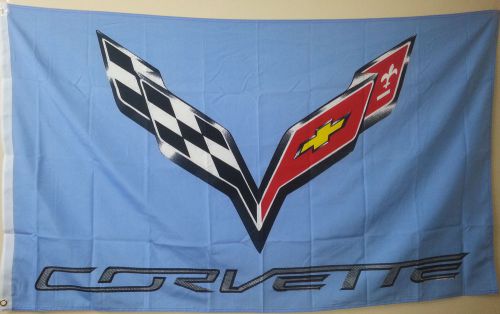 Corvette 3&#039; x 5&#039; banner lb