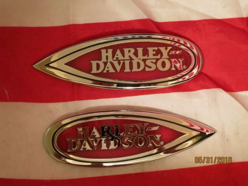 Harley davidson heritage springer flsts gas fuel tank emblems