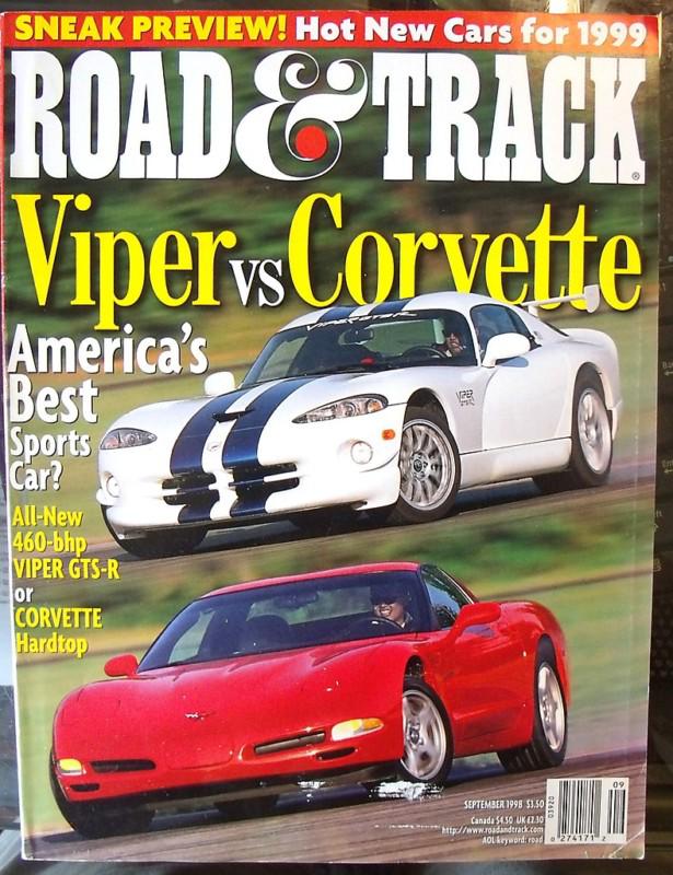 R&t1998viper gtsr vette hardtop porsche 911 toyota solara  acura tl volvo s80 t6