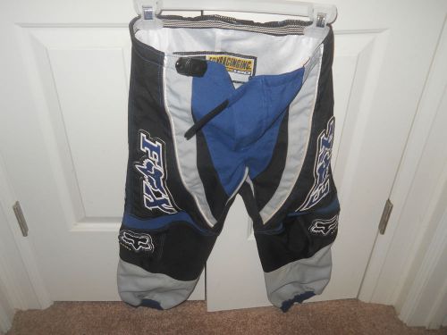 Fox mx motor cross~kids~ 180 pant dirt bike~  black~ size 10~ morgan hill, ca~