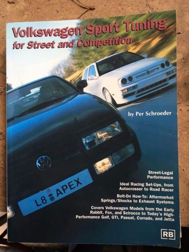 Volkswagen sport tuning for street and competition by bentley publishers