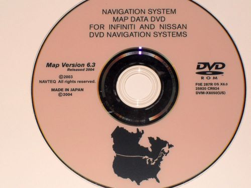 Nissan infiniti navigation dvd disc cd  6.3 disk infinity navagation gps map