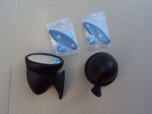 Uk manufactured black bullet fender door mirrors lotus europa