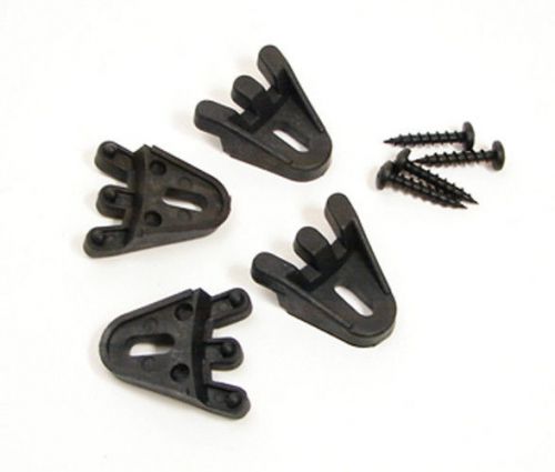 4 pack plastic grill clamps with screws for speaker - subwoofer      gcp