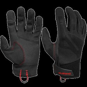 New mustang traction conductive glove black/red large ma6003-l-60