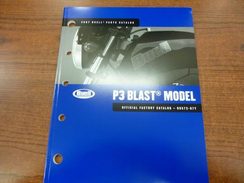 99573-07y 2007 buell blast parts catalog used p3 **excellent condition**