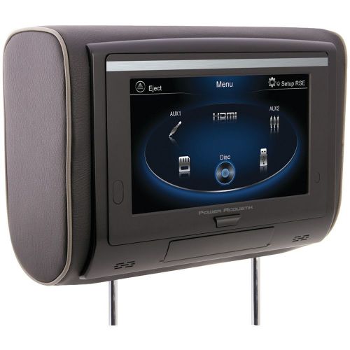 New power acoustik hdvd-94t 9&#034; lcd universal headrest