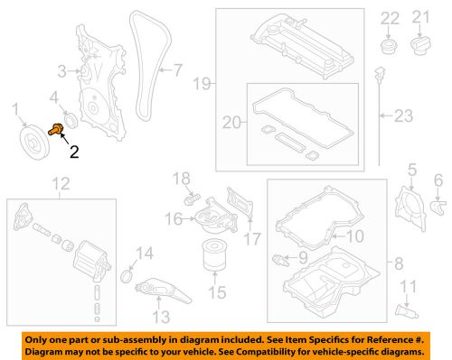 Mazda oem 06-15 mx-5 miata 2.0l-l4 engine-crnkshft pulley bolt lf0111406