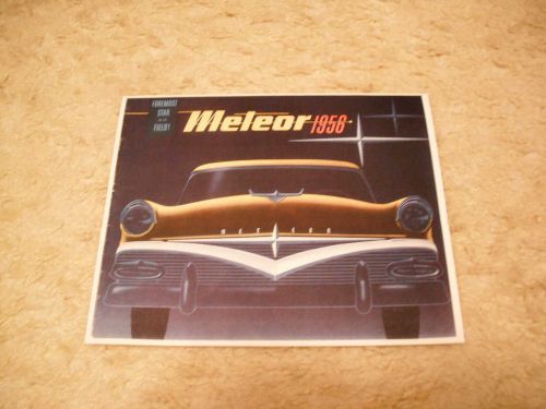 1956 canadian meteor sales brochure, deluxe canadian version, new, unreserved!!