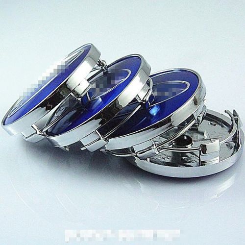 1 set 59mm wheel center caps for blue subaru impreza legacy forester tribeca sti