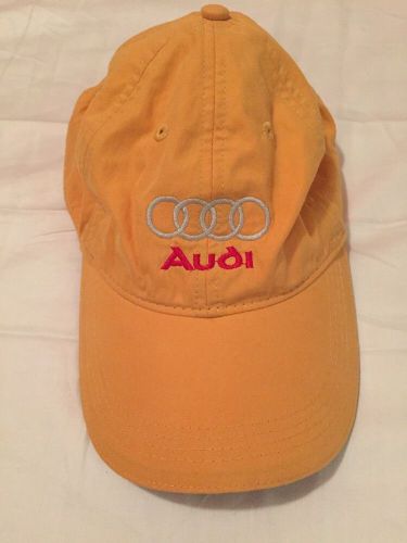 Audi ball cap hat yellow