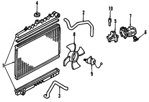 Nissan\infiniti 226307y000 genuine oem coolant temp sensor