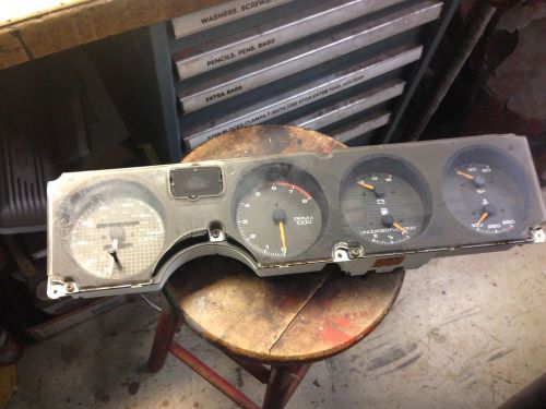 1989 pontiac trans-am gta ws-6 dash luster 140 speedometer/tach guages original