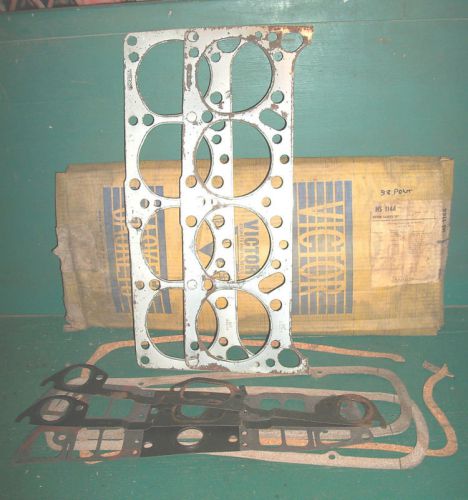 One nos 1958 pontiac 8 cylinder head gasket plus others