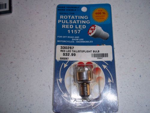 Red led &#034;rotating-pulsating&#034; tailight/stoplight led-1157r bulb