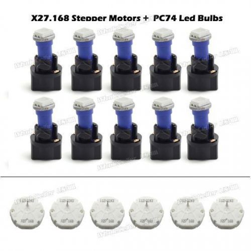 6x stepper motor control speedometer kit + blue lamps for gmc