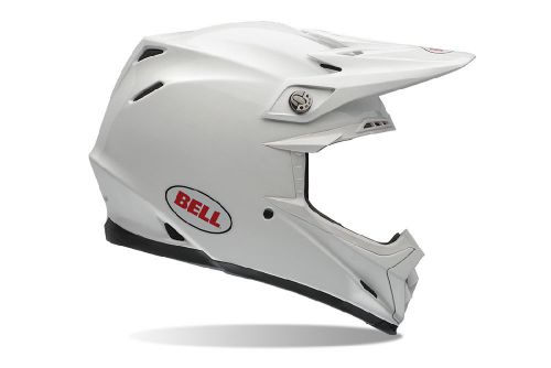 Bell moto-9 carbon flex solid helmet white all sizes dirtbike mx motocross