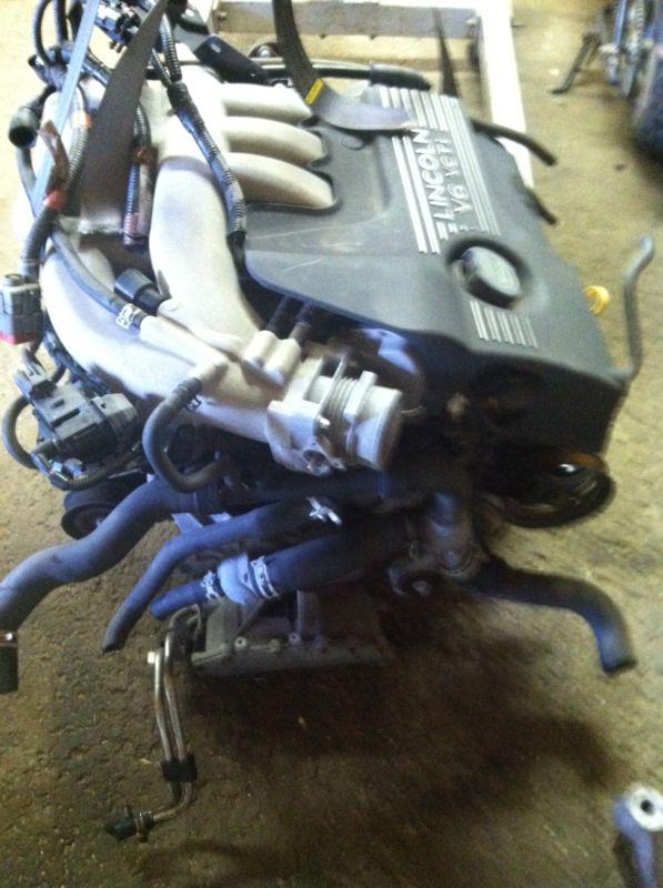 03 04 lincoln ls engine and tranmission 3.0l vin s 8th digit dohc 84k