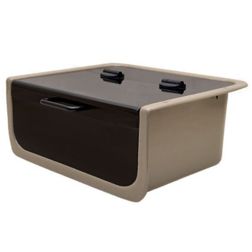 Jet technologies taupe / bronze plastic boat storage compartment box 7421-81