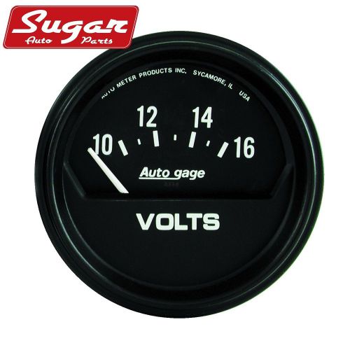 Auto meter 2319 autogage; electric voltmeter gauge