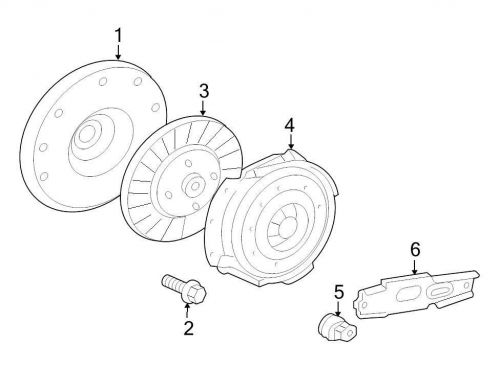 Ford oem clutch pressure plate 7c3z7563a image 4