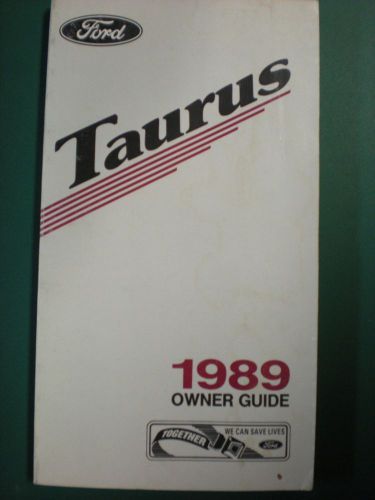 1989 tarus  owners operators manual