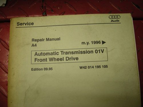 Audi 1996 a4 automatic transmission o1v front wheel drive repair manual