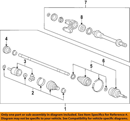 Honda oem 06-11 civic-front damper 44351snan01