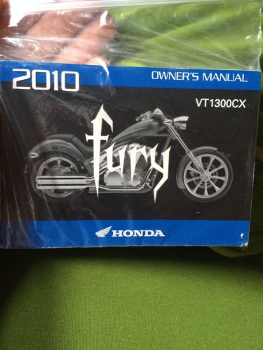 2010 honda fury motorcycle owner&#039;s manual vt1300cx