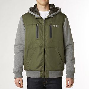 Fox racing marauder sasquatch mens zip up hoody army/green