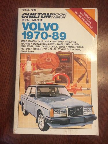 1970-1989 volvo 1800 142 144 145 164 242 244 245 262 264 265 740 760 chilton