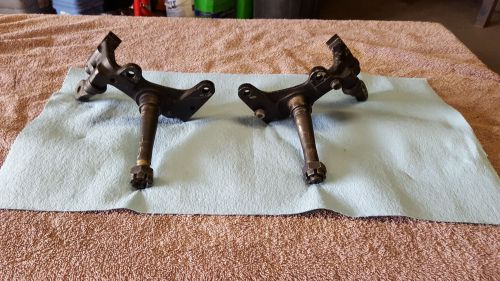 Banshee stock front wheel spindles with mounting nuts