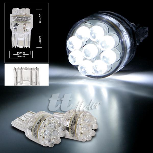 Deal 7440 7443 white 15 led turn signal back up light bulbs