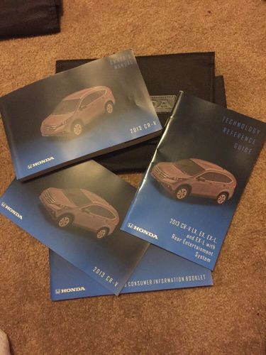 2013 honda cr-v crv suv owners manual books guide case all models