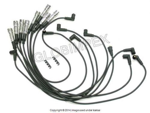 Mercedes r107 w108 w109 w111 w116 spark plug wire set oem + 1 year warranty