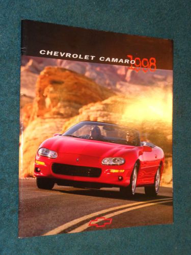 1998 chevrolet camaro / z28 / rs &amp; more sales brochure / original catalog!!!