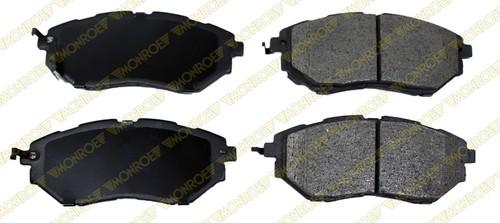 Monroe gx1078 brake pad or shoe, front-monroe prosolution ceramic brake pad